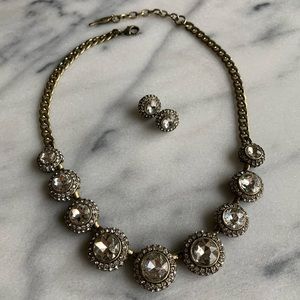 Chloe + Isabel Glam Necklace and Earring Set, NWOT
